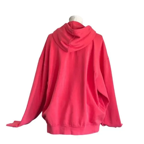 NWT U.S. Vintage Women Size 2XL Pink Zip-Up Hoodie "Be Kind Always"  Jacket - Picture 7 of 8